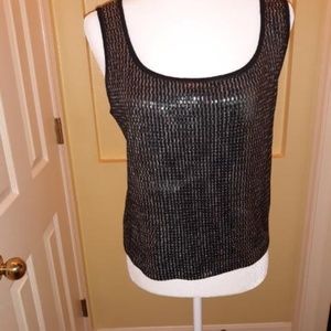 Black Sequin Fashion shirt